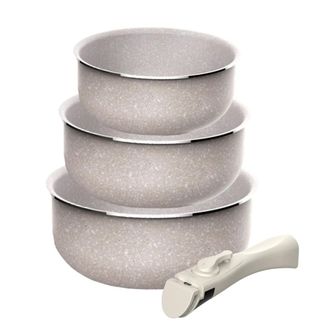 San Ignacio Juego de cacerolas aluminio prensado &Oslash;16,18,20 cm