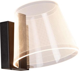 Lucide Korgis - Wall light - led - 1x10W 3000K - IP44 - Transparant - Lucide