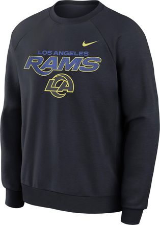Nike Los Angeles Rams Rivalries Collection Primary Nike Mens Dri-FIT NFL Pullover Crew in Blue | 03EK4FA9X-3EU