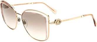 Bulgari Unisex Bv6128b 56Mm Sunglasses