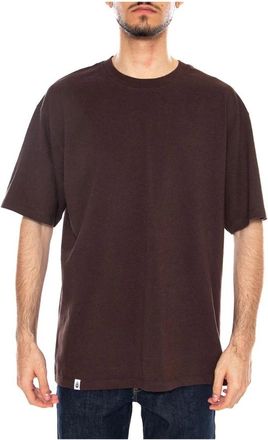 Edwin Oversized Basic T-Shirt - Heren - T-shirts - Bruin - L - Katoen - Tops