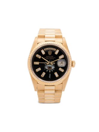 Jacquie Aiche customised Day Date 34mm - Black