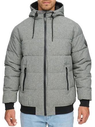 Indicode Bomberjacke INDICODE INGabrio, Herren, Gr. XXL, charcoal, Web, Obermaterial: 100% Polyester, unifarben, regular fit, Jacken Bomberjacke
