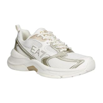 Emporio Armani Predator Sneaker - Heren - Sneakers - Beige - 36 2/3 EU - Leer - Schoenen
