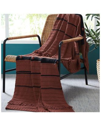 Modern Threads 100% Cotton Knit Throw