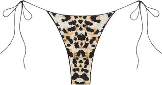 Tropic of C Slip bikini con stampa e laccetti laterali - Toni neutri