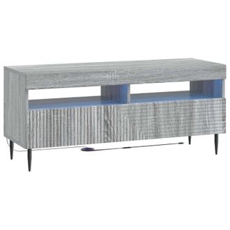 vidaXL Mueble De Tv Led Sonoma Gris Madera De Ingenier&iacute;a Vidaxl