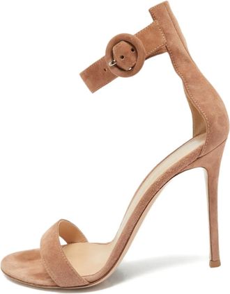 Gianvito Rossi Sandali Portofino con fibbia - Toni neutri