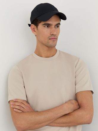 Reiss Stone Premium Interlock Crew-neck T-shirt, Xxl
