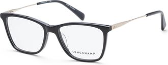 Longchamp Womens 52 mm Black Opticals