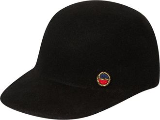 Busnel Trishia Felted Cap - Dames - Petten - Zwart - S - Wol - Accessoires