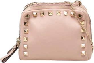 Valentino Borsa a tracolla con borchie Pre-owned - - Pre-owned - Donna - Rosa - ONE SIZE