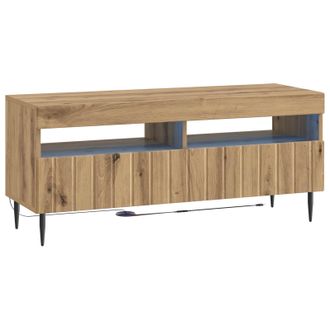 vidaXL Mueble De Tv Led Roble Artisan Madera De Ingenier&iacute;a Vidaxl