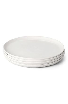 Fable Interiors The Dinner Set of 4 Plates in Cloud White at Nordstrom