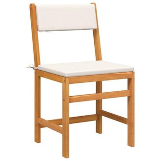 Berkfield Home Beautiful 3 Piece Balcony Set with Cushions Solid Wood Acacia in Brown
