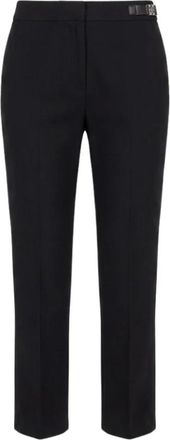 Max Mara Dames, Broeken, Zwart, Maat: XS Wol