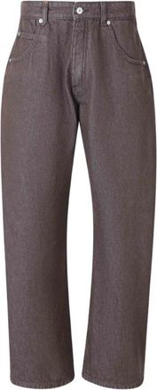 Jacquemus Brown Mid Rise Jeans