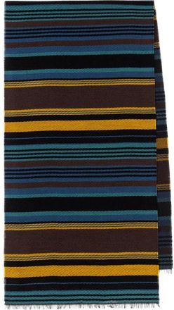 Paul Smith Gestreept Sjaal - unisex - Wintersjaals - Veelkleurig - ONE Size - Katoen - Accessoires