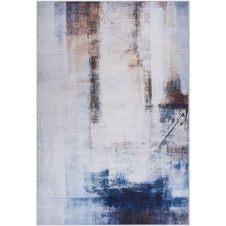 Beliani Tappeto a pelo corto beige 140 x 200 cm Trabzon