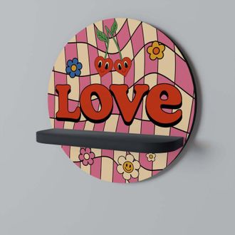 OEM Estante Redondo Rocking Love Negro