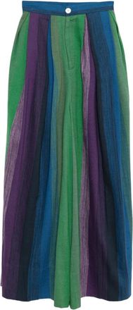 Marrakshi Life Pantaloni con pieghe frontali - Verde