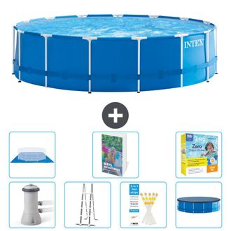 Intex Piscina Con Estructura Redonda - 457x122 Cm - 8-piezas S546