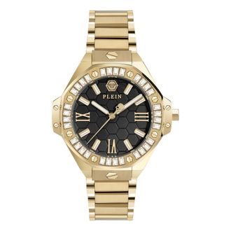 Philipp Plein Lady Royal 39mm - Dames - Horloges - Geel - ONE Size - Accessoires