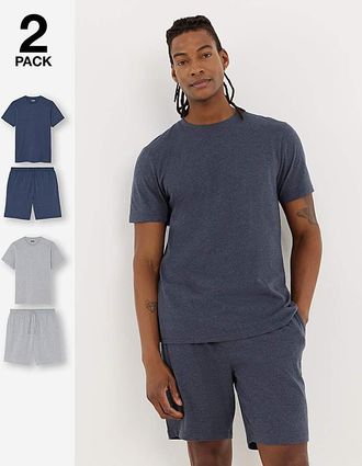Jacamo 2 Pack T-Shirt And Short PJs