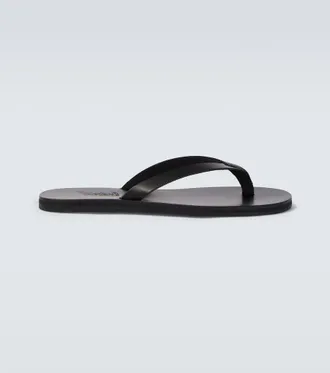 Ancient Greek Sandals Solon leather thong sandals