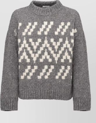 PESERICO alpaca-blend sequined crewneck sweater