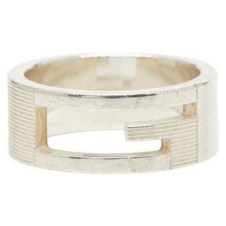 Gucci Silver Silver 925 Band Ring (Pre-Owned)