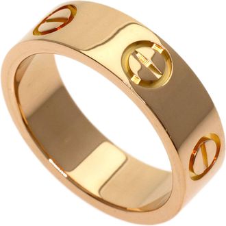 Cartier Love Pink Gold (18K) Band Ring (Pre-Owned)