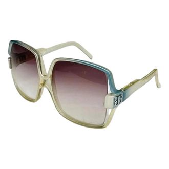 Balenciaga Pre-owned Accessories, female, Blue, Size: ONE SIZE Pre-owned Plastic Sunglasses
