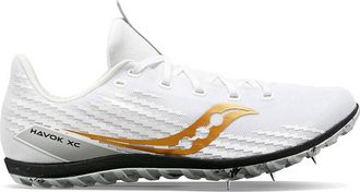 Saucony Womens Havok Xc3 Cross-Country Racing Shoe In White