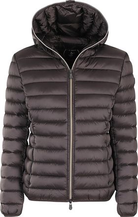 Save The Duck Brown Alexis Quilted Nylon Puffer Jacket