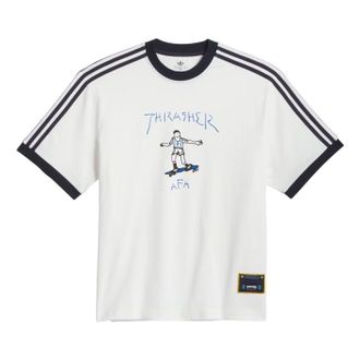 adidas Argentina x Thrasher Gonz Ringer T-Shirt Asia Sizing Core White KX4548