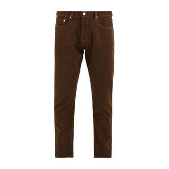 Paul Smith Tapered Fit Jeans - Heren - Regular Fit Jeans - Bruin - W33 - Katoen - Jeans