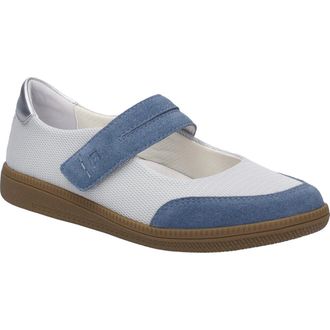 Josef Seibel Jolene Mixed Media Mary Jane Sneaker in Slate Blue Suede at Nordstrom, Size 10-10.5Us