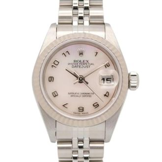 Rolex Pre-owned Datejust 26mm - Dames - Vintage Horloges - Wit - ONE Size - Vintage