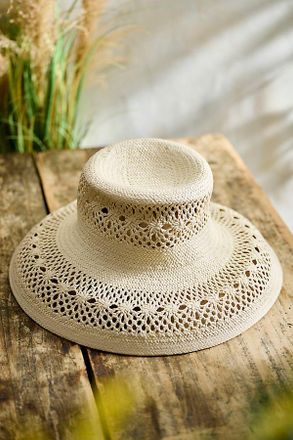 Terrain Woven Cotton Crown Hat