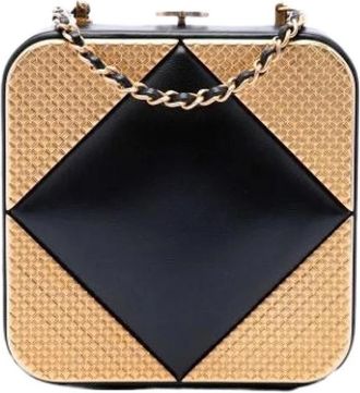 Chanel Pre-owned Vintage Crossbody Clutch - Dames - Vintage Clutch - Veelkleurig - ONE Size - Leer - Vintage