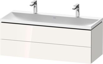 Duravit Duravit L-cube Conjunto En C Suspendido, 2 Cajones, 2 Lavabos