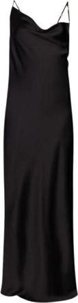 Liu Jo Array Midi Jurk - Dames - Maxi kleedjes - Zwart - L - Kleedjes