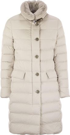 Moorer Vetiver-S3 - Long Down Jacket