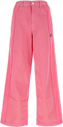 AMBUSH Pink cotton wide-leg pant