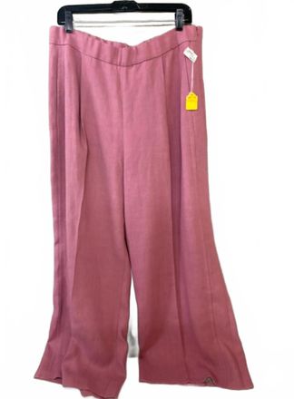 Wingate Womens Piper Relaxed Straight Leg Pants In Pink