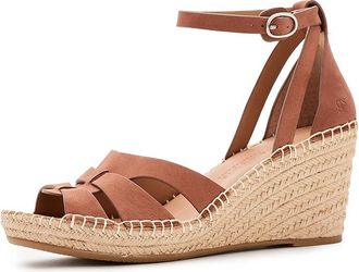 Gentle Souls Coolie Womens Wedge Shoes Luggage Nubuck : 6.5 M