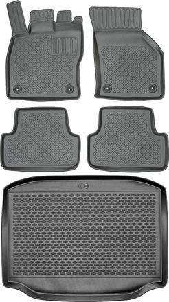 OEM Juego De Alfombrillas Para Coche Y Maletero Para Seat Le&oacute;n Iii Hatchback (2012-2019)