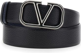 Valentino Garavani Heren, Accessoires, Zwart, Maat: 95 CM Leer
