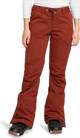 Roxy Snowboardhose ROXY Nadia, Damen, Gr. S, rot (smoked paprika), Obermaterial:100% Microfaser;, Hosen Snowboardhose